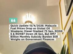 Pengurangan Harga Minyak Malaysia Akibat Kelemahan Global dalam Pasaran Petrol dan Diesel