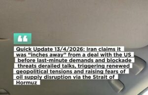 Iran Dekat Menyentuh Kesepakatan dengan AS: Tuntutan Terbaru 13 April 2026