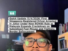 Pemilik Pemandu Pertama Berdaftar Singapura Ditangkap di Johor: Kes Pertikaian Undang-Undang