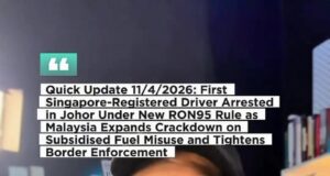 Pemilik Pemandu Pertama Berdaftar Singapura Ditangkap di Johor: Kes Pertikaian Undang-Undang