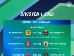 Jadual Penuh Liga Puteri Divisyen 1 2026: Perlawanan dan Keputusan Terperinci