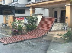 Taufan melanda Ipoh, lebih 200 rumah rosak di Anjung Bercham (VIDEO)