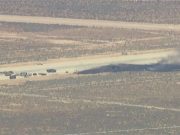Ujian penerbangan rutin berakhir tragis, B-52 terhempas di pangkalan udara California, lapan maut