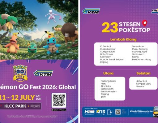KTMB Sediakan Kereta Api untuk Pokémon GO Fest di Taman KLCC