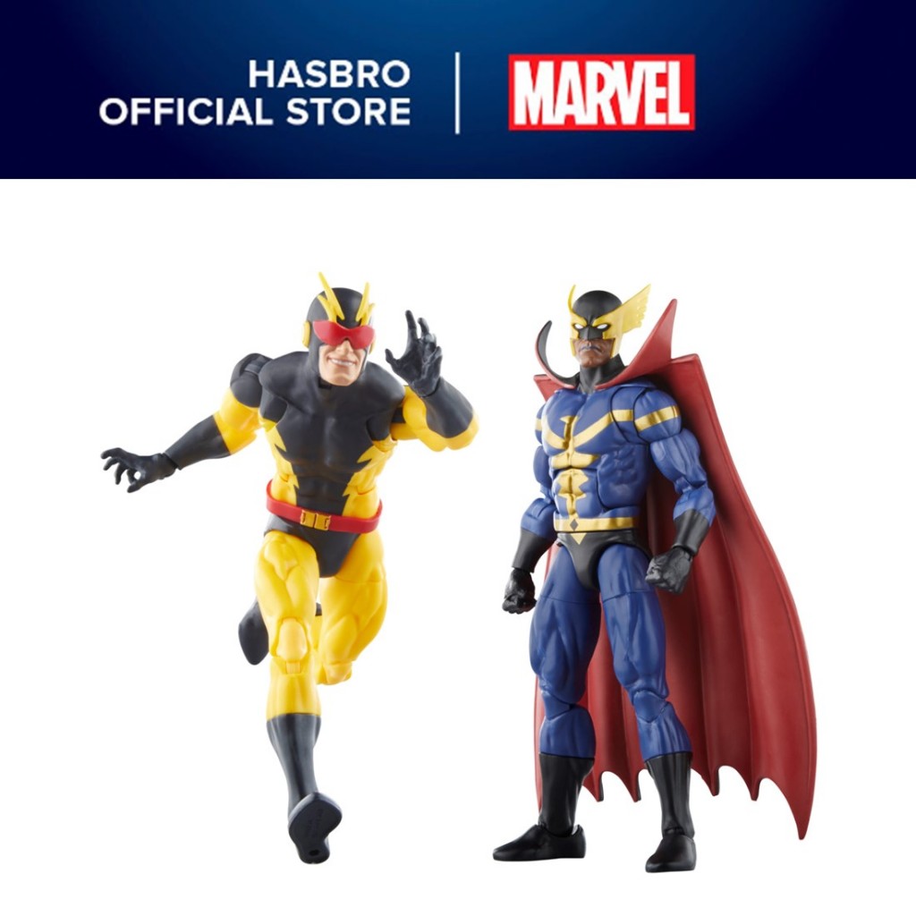 Hasbro Marvel Legends Series Marvel's Nighthawk and Marvel's Blur, 2-Pack Comics 6" Marvel Legends