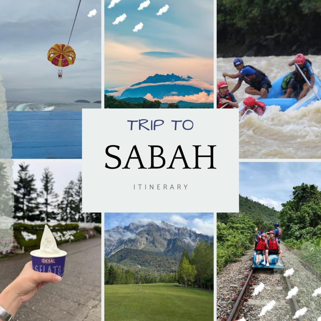 Journ Travel Itinerary to KK, Sabah (with activities and contact)