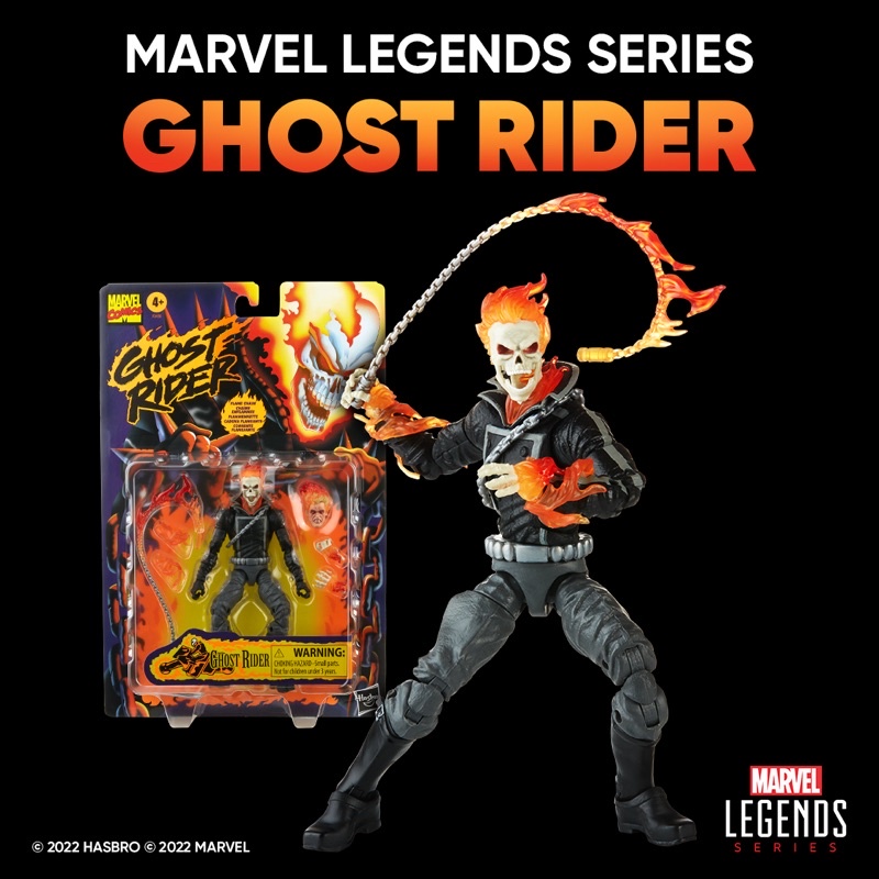 Marvel Legends Comic Ghost Rider Retro Cardback Ghost Rider