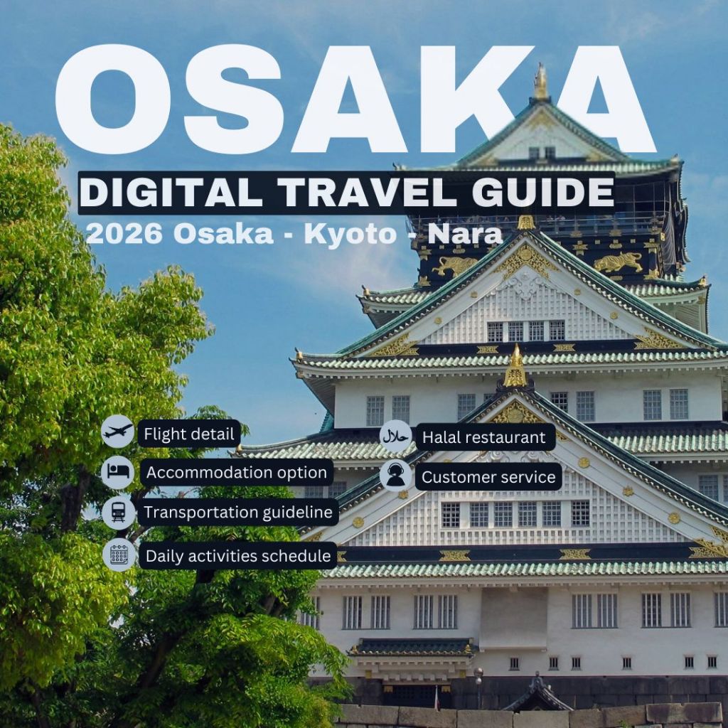 TJourney Travel Itinerary Template to Osaka, Japan Full List Activity and Contact