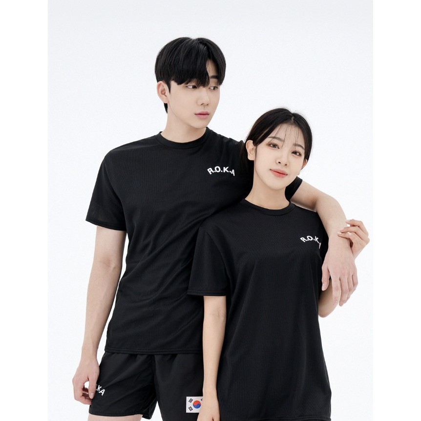 [KOREA ROKA] Korea Military T-shirts, Slim Fit Cool Short Sleeves, Kpop Idol Military Shirt, Roka Korea Army Shirt, Roka Korea Army Shirt