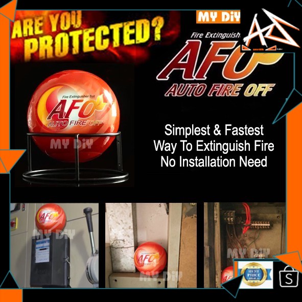 MALAYSIA UP AFO Automatic Fire Ball ABC Fire Extinguisher Fire Ball AFO Auto Fire Off Fire Extinguisher Ball 1.3KG