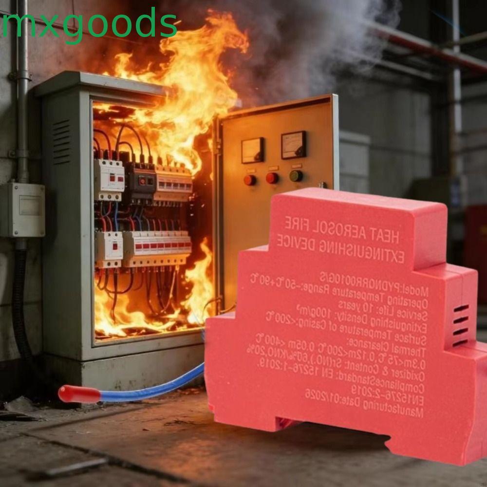 MXGOODS Fire Suppression Device, Hot Aerosol Compact Device Aerosol Fire Extinguisher, Fire Safety Fire Suppression Self-Activating Automatic Fire Sticker Meter Box