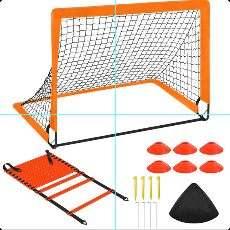 Portable Football Goal Football Net Agility Ladder Training Set Football Goal Football Stand Outdoor Folding Football Goal