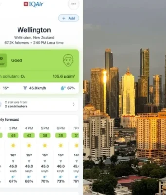 Pagi Ini Kualiti Udara Kuala Lumpur Lebih Bersih Berbanding Wellington New Zealand